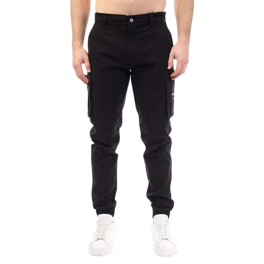Black - Front - Duck and Cover Mens Chemmer Regular Joggers