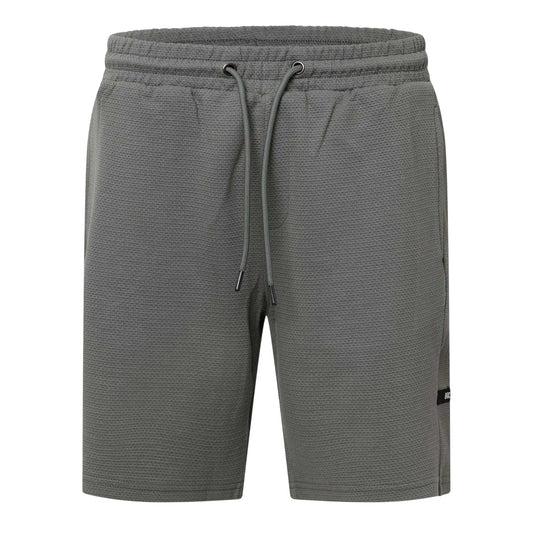 Olive - Front - Duck and Cover Mens Topfield Waffle Casual Shorts