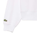 White - Side - Lacoste Womens-Ladies Print Oversized Hoodie