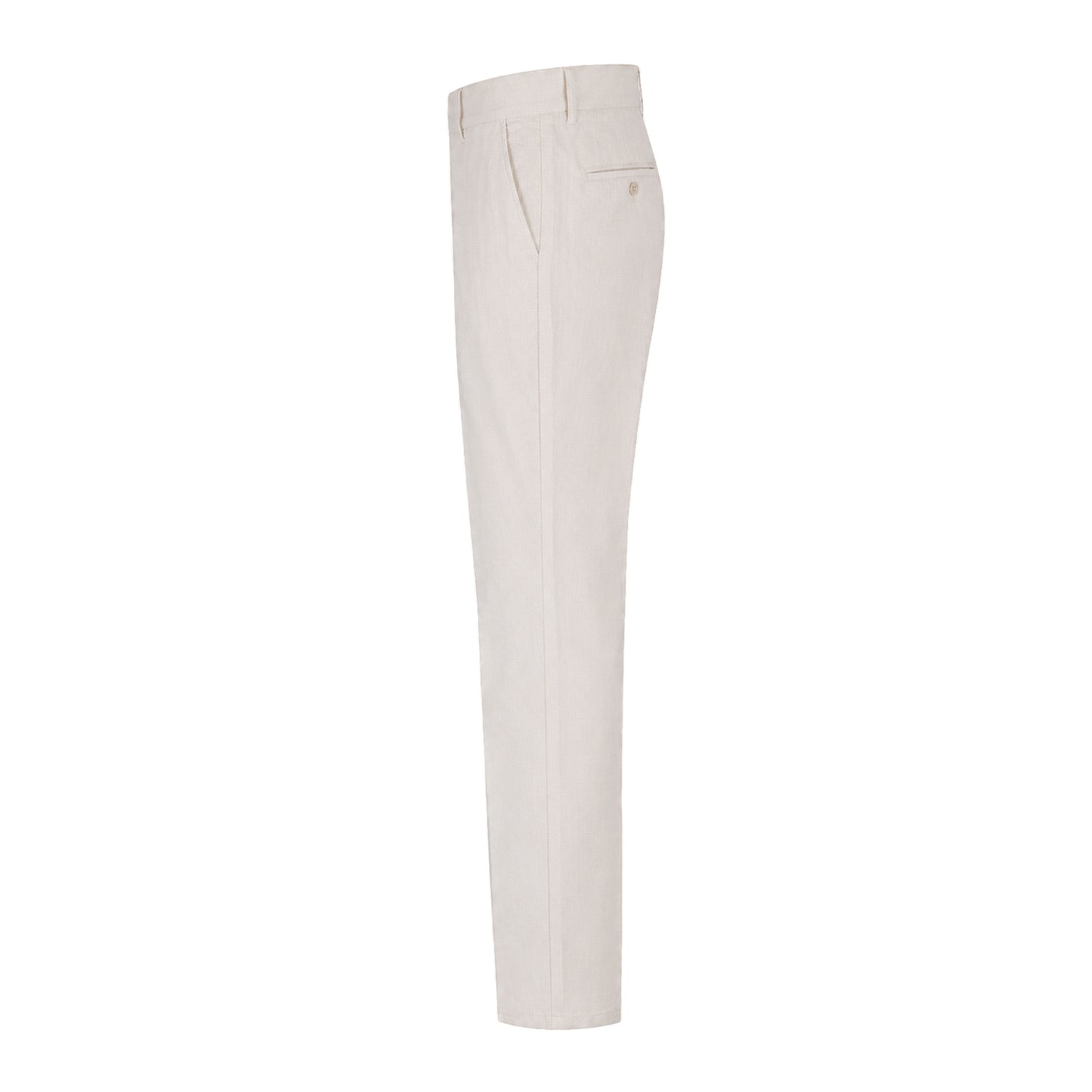 White - Side - Boss Mens Straight Chinos