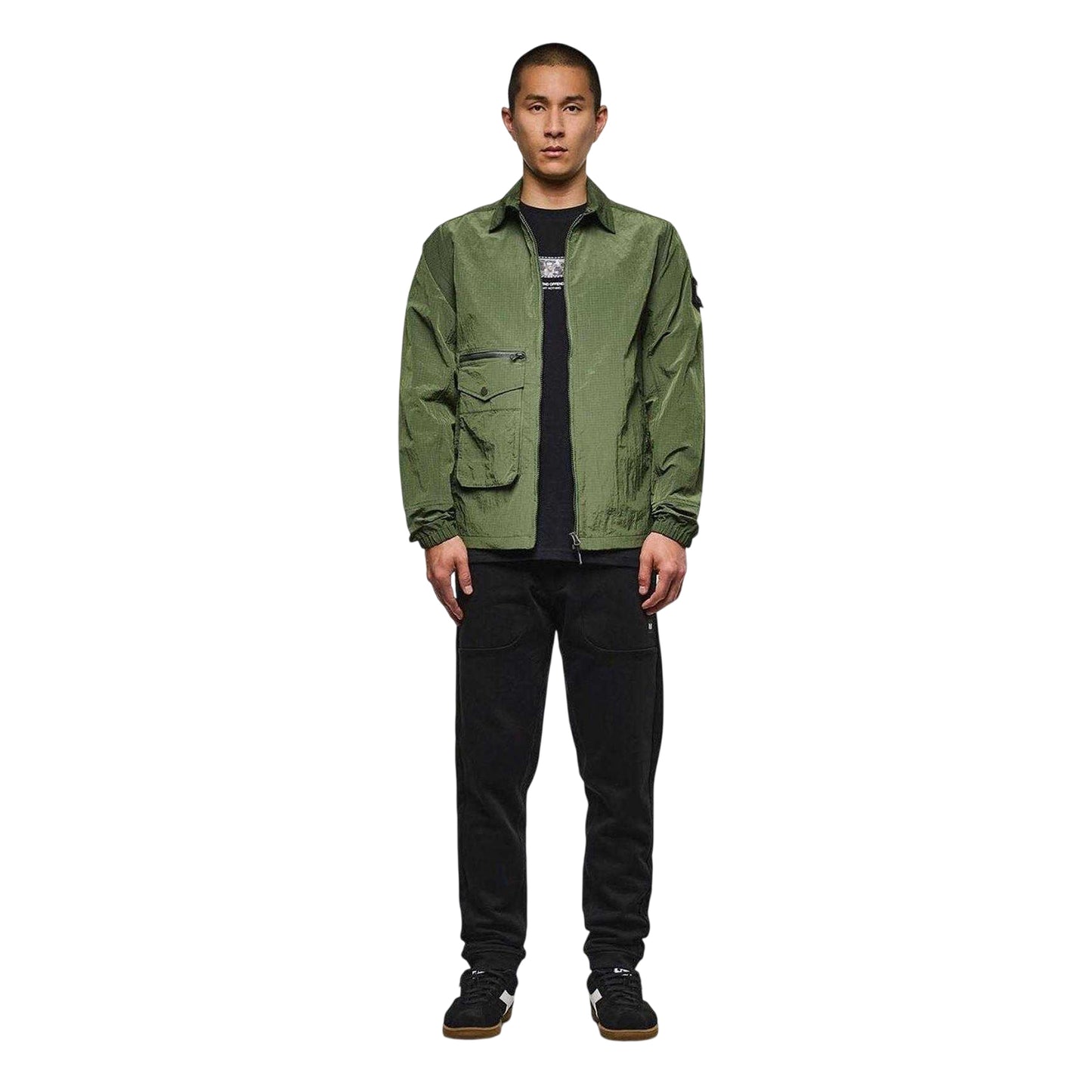Green - Lifestyle - Weekend Offender Mens Nylon Overshirt