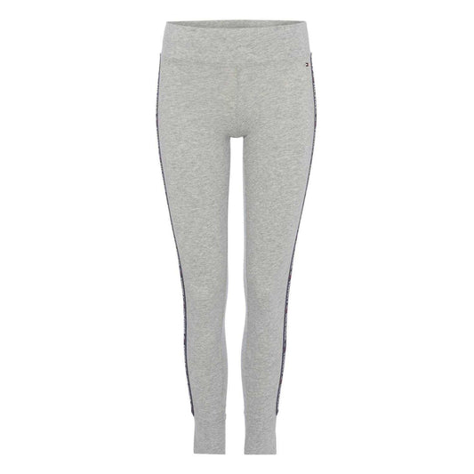 Grey - Front - Tommy Hilfiger Womens-Ladies Taped Leggings