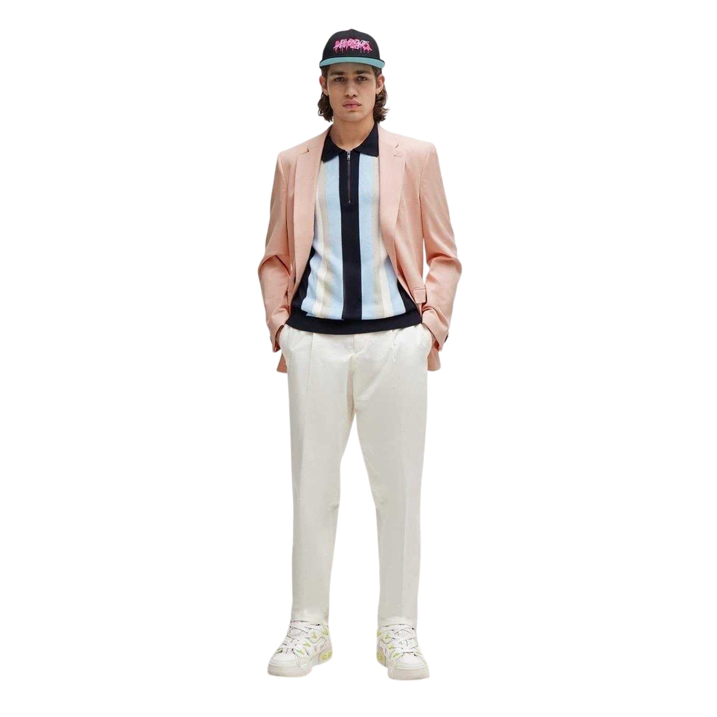 White - Pack Shot - Hugo Mens Felix Chinos