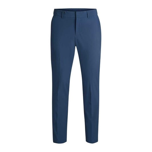 Medium Blue - Front - Boss Mens Genius Slim Chinos