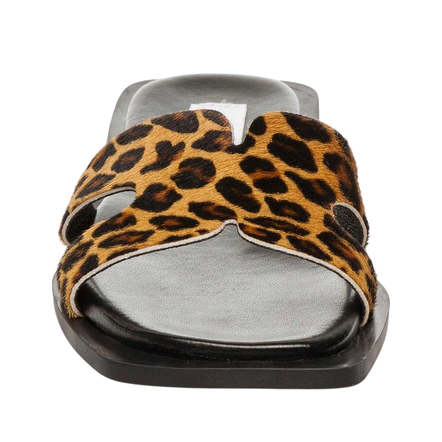 Leopard - Lifestyle - Steve Madden Womens-Ladies Hadyn Leather H-Strap Sandals