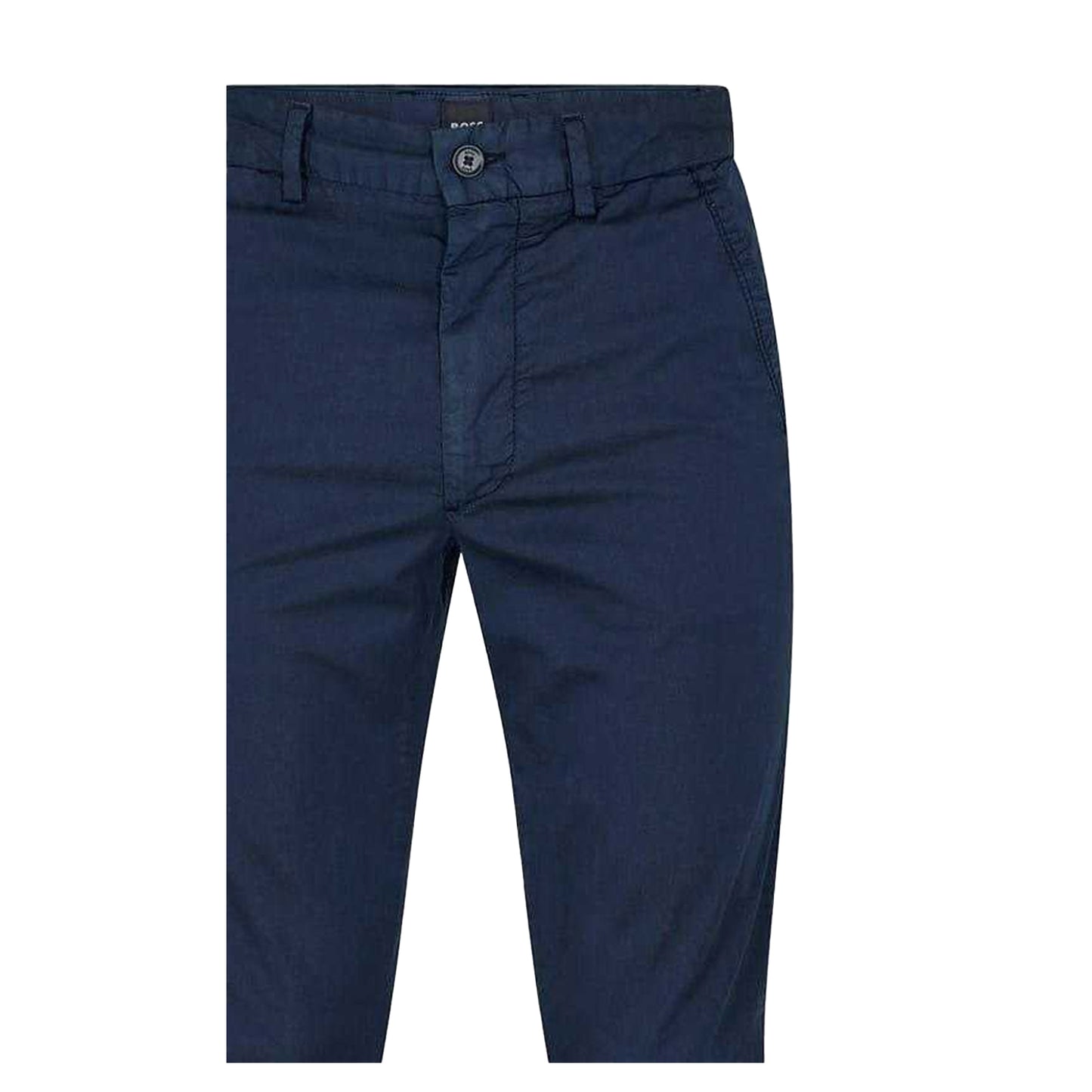 Dark Blue - Side - Boss Mens Kaiton Straight Chinos