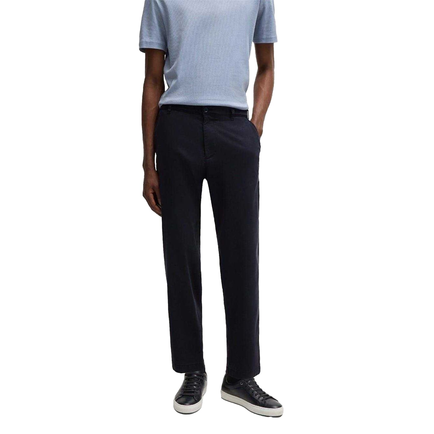 Dark Blue - Lifestyle - Boss Mens Straight Chinos