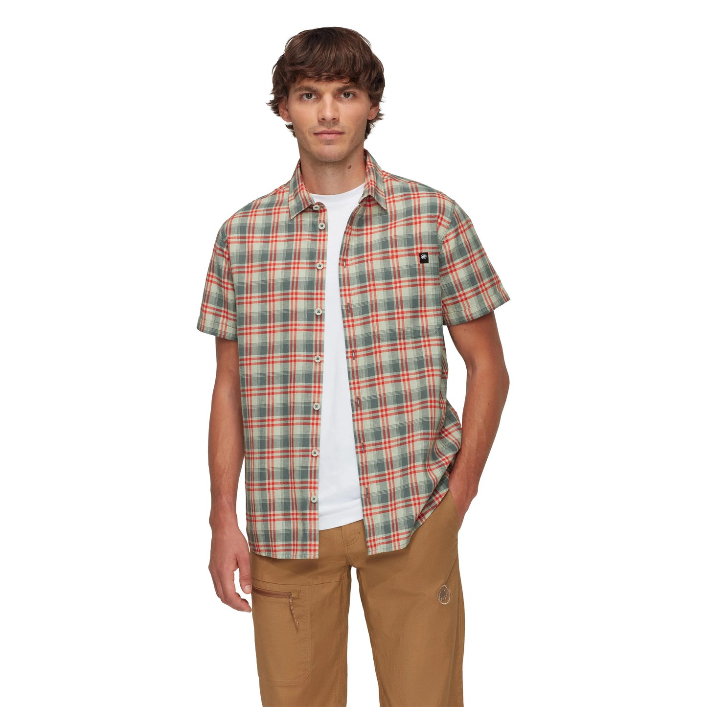 Silver Sage - Lifestyle - Mammut Mens Trovat Short-Sleeved Shirt