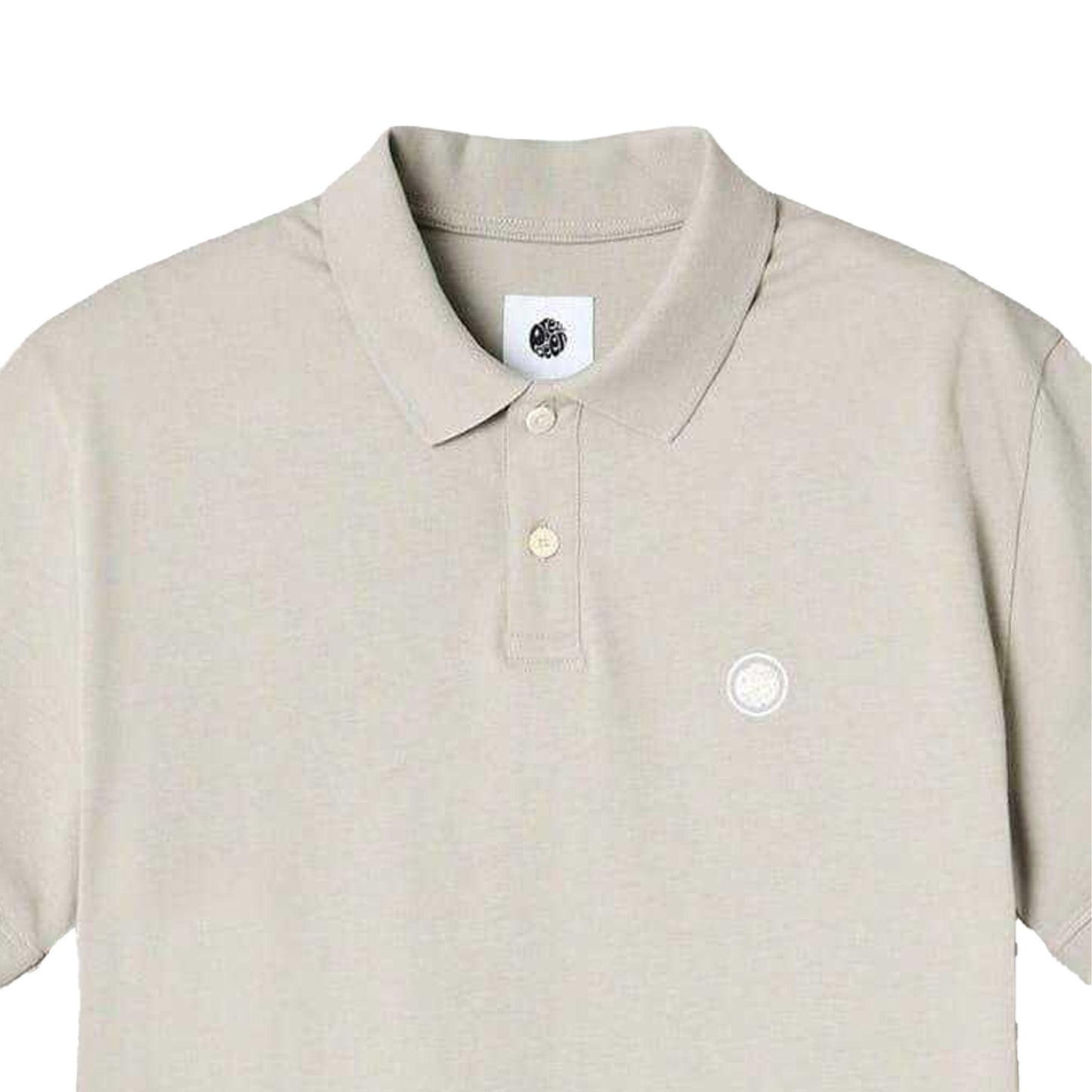 Smoke Grey - Side - Pretty Green Mens Regular Short-Sleeved Polo Shirt