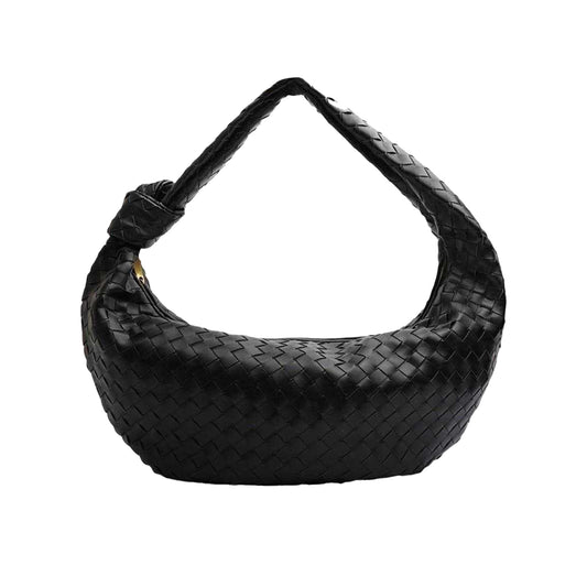 Black - Front - Where's That From Womens-Ladies Knotted Shoulder Bag