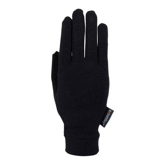Black - Front - Extremities Touch Screen Merino Wool Gloves