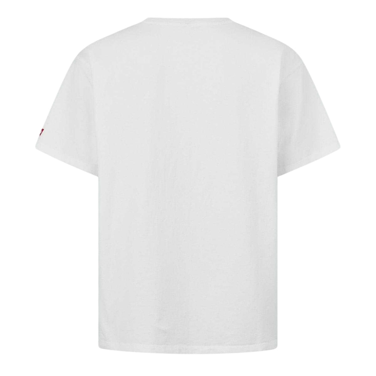 White - Back - Oasis Mens Logo Cotton T-Shirt