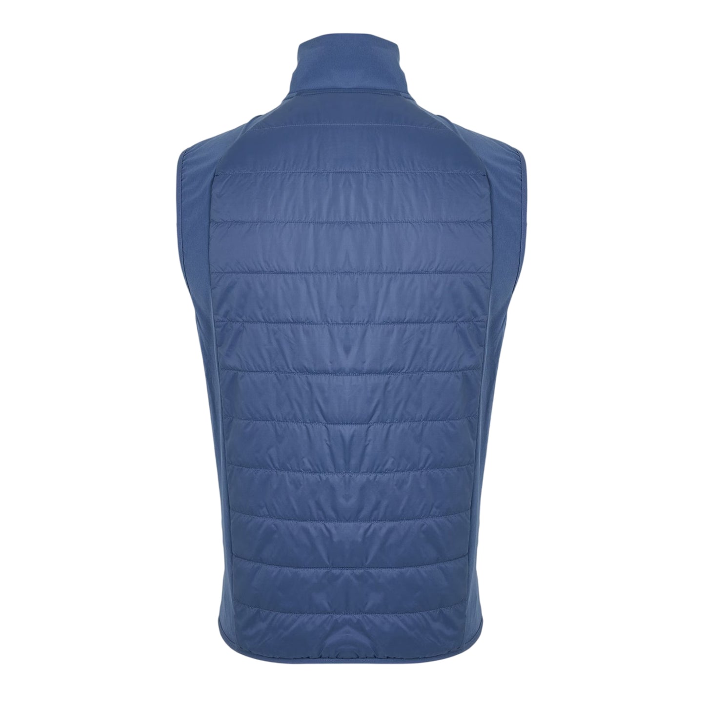 Grey - Back - Under Armour Mens Hybrid Sleeveless Vest Top