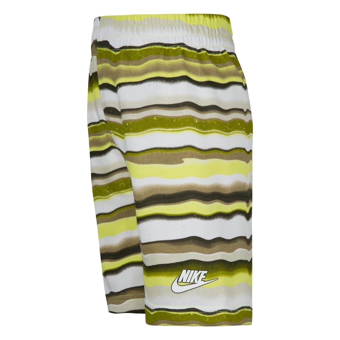 Moss - Side - Nike Childrens-Kids Printed Top & Bottom Set