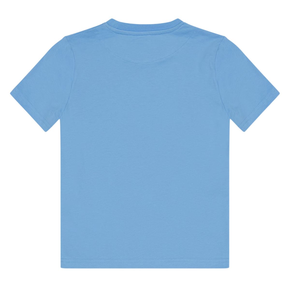 Blue - Back - Farah Childrens-Kids Denny Embroidered Logo T-Shirt