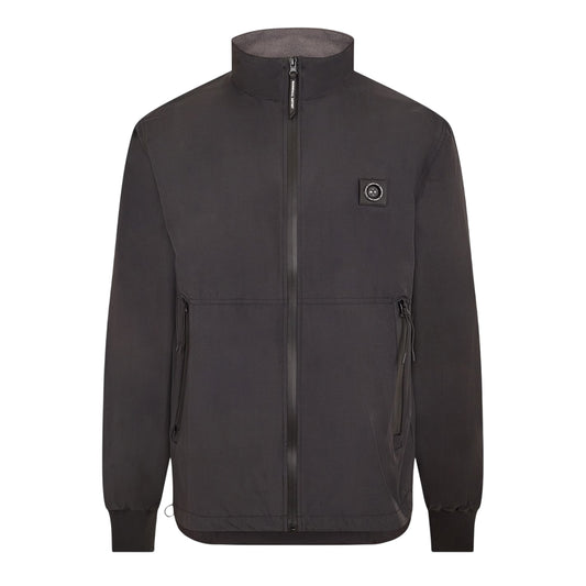 Black - Front - Boss Mens Zestart Patch Jacket