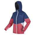 Fruit Dove-Dusty Denim - Side - Regatta Womens-Ladies Tarvos V Colour Block Lightweight Soft Shell Jacket