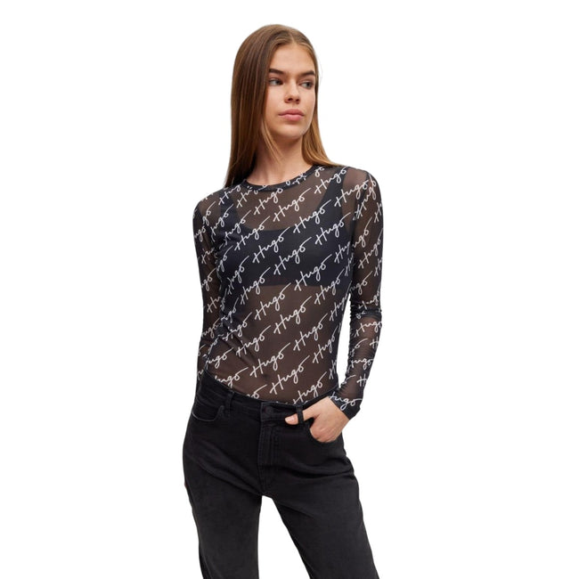 Black-White - Lifestyle - Hugo Womens-Ladies Diralina 3 T-Shirt