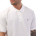 White - Side - Gant Mens Rugger Piqué Regular Polo Shirt