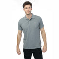 Grey - Front - Gant Mens Rugger Piqué Regular Polo Shirt