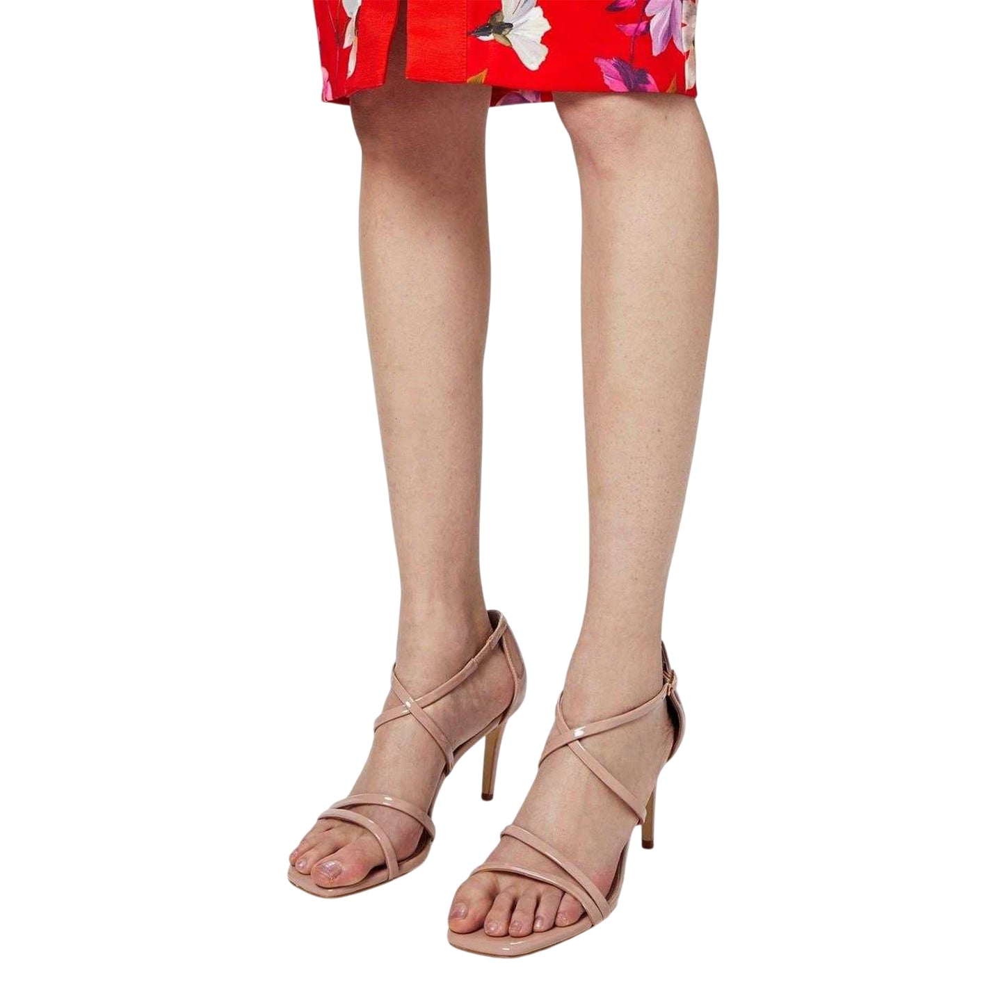 Blush - Pack Shot - Dune London Womens-Ladies Stiletto Heel Sandals
