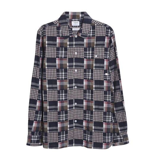 True Navy - Front - Farah Mens Regular Shirt