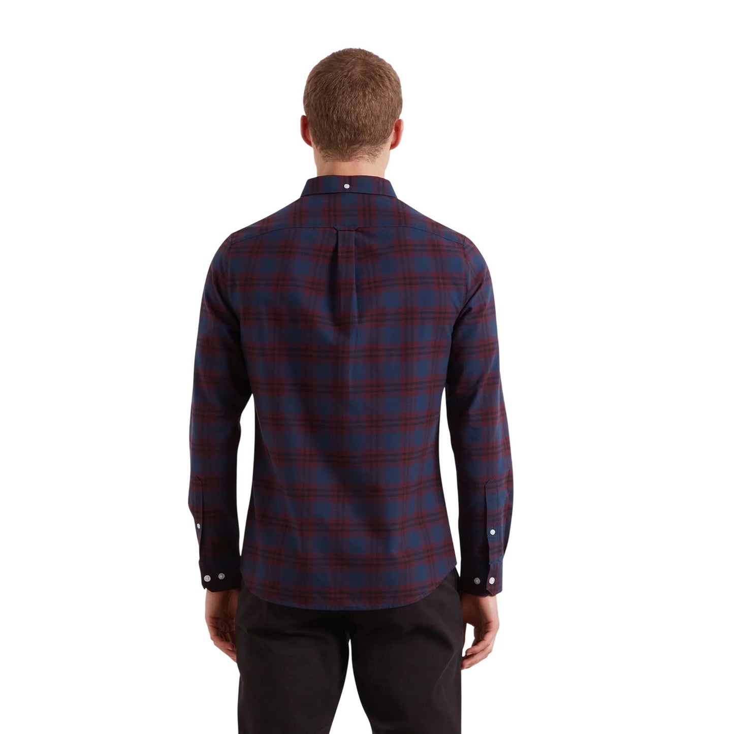 Burgundy - Lifestyle - Farah Mens Kennett Regular Shirt