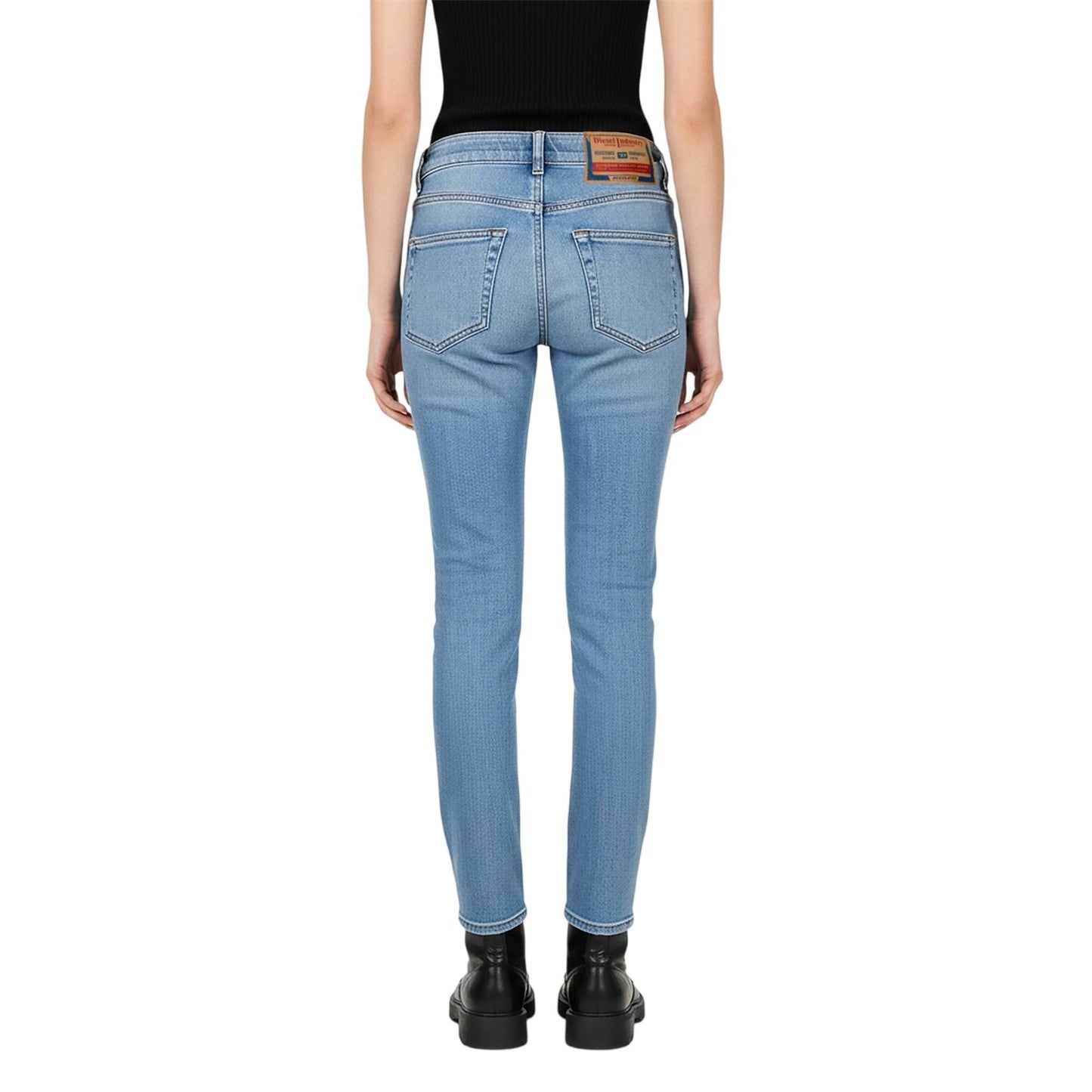 Blue Denim - Lifestyle - Diesel Womens-Ladies 1994 Straight Leg Jeans