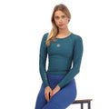 Teal - Lifestyle - Skins Womens-Ladies Series-3 Long-Sleeved Top