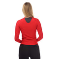 Red - Back - Skins Womens-Ladies Series-3 Long-Sleeved Top