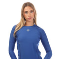Blue - Side - Skins Womens-Ladies Series-3 Long-Sleeved Top