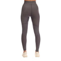 Charcoal - Back - Skins Womens-Ladies Series-3 Soft Long Leggings