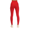 Red - Back - Skins Womens-Ladies Series-3 Soft Long Leggings