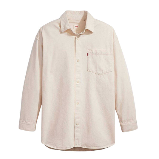 Ceramic - Front - Levis Mens Plain Cotton Overshirt