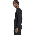 Black - Side - Adidas Mens TechFit Long-Sleeved Training T-Shirt