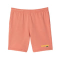 Pink - Front - Lacoste Mens Fleece Printed Washed Shorts