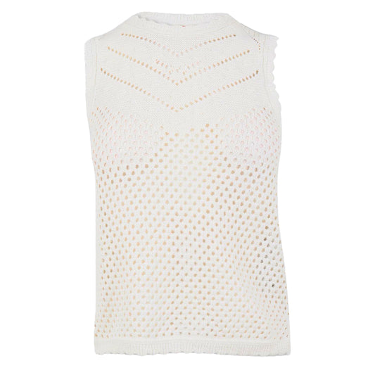 Egret - Front - Levis Womens-Ladies Adrienne Top