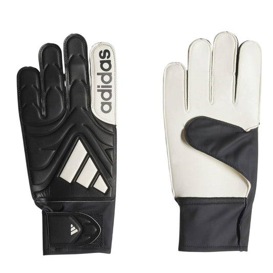 Black-White - Front - Adidas Unisex Adult Copa Club Goalkeeper Gloves