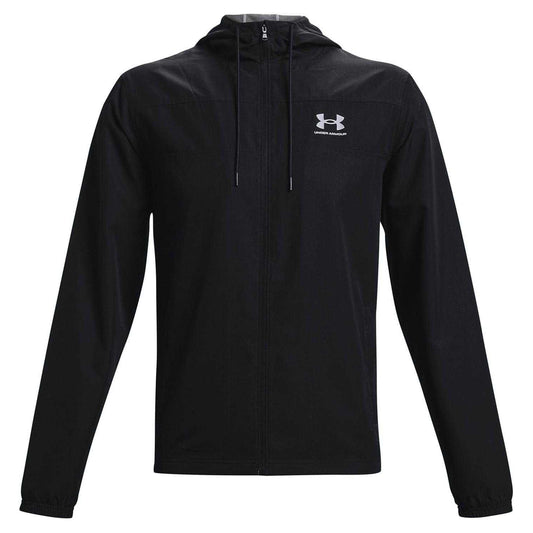 Triple Black - Front - Under Armour Mens Sportstyle Water Resistant Long-Sleeved Windbreaker