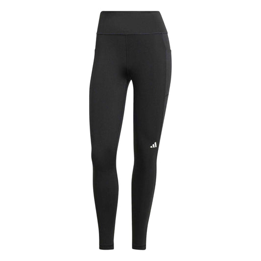 Black - Front - Adidas Womens-Ladies Own The Run 7-8 Leggings