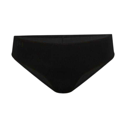 Black - Front - Wolf Womens-Ladies Seamless Thong