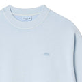 Light Blue - Side - Lacoste Mens Natural Dyed Loose Fit Sweatshirt
