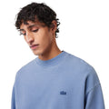 Blue - Lifestyle - Lacoste Mens Natural Dyed Loose Fit Sweatshirt