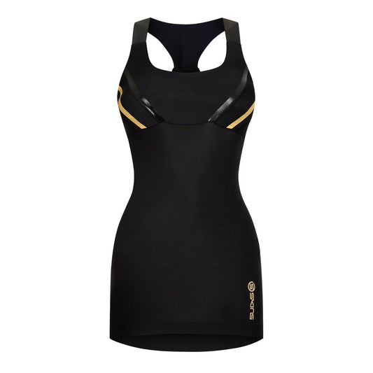 Black - Front - Skins Womens-Ladies A400 Tank Top