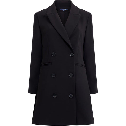 Black - Front - French Connection Womens-Ladies Blazer Dress