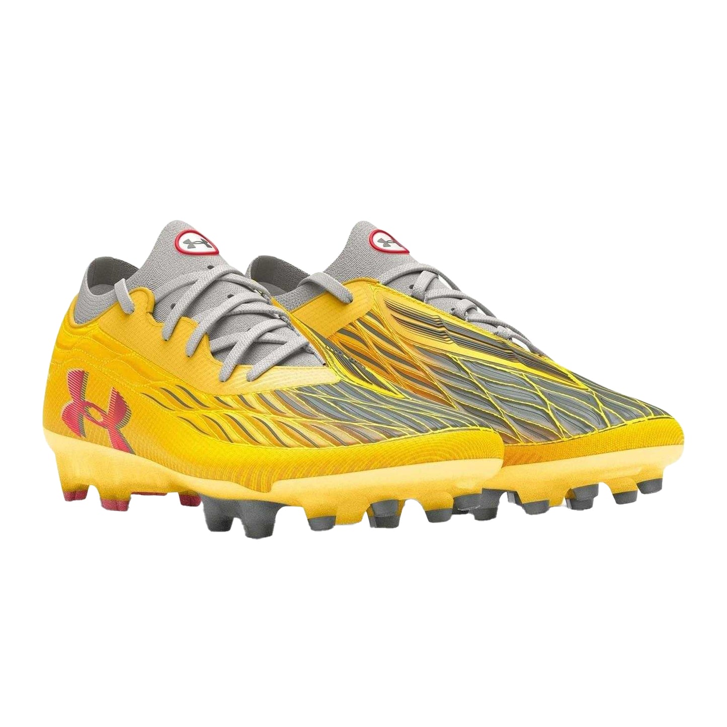 Yellow - Pack Shot - Under Armour Mens Magnetico Elite 4 Firm Ground Football Boots