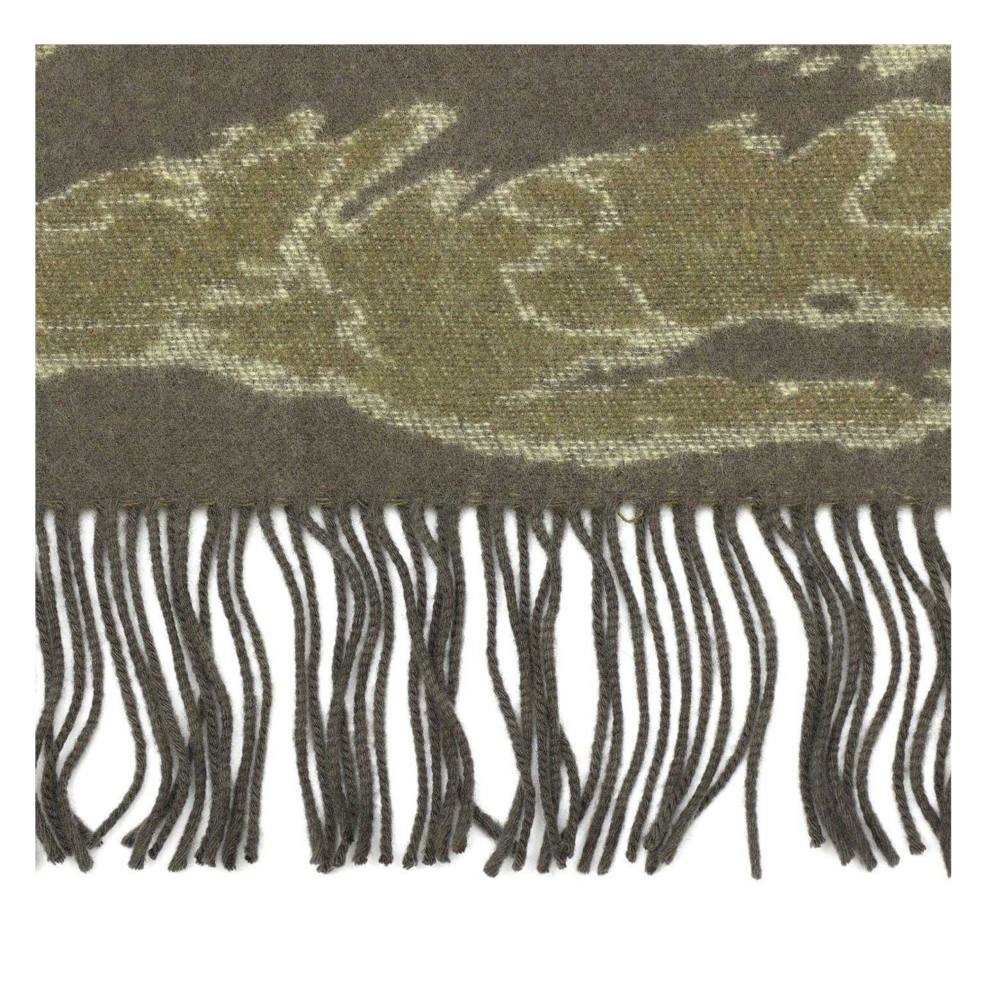 Olive - Lifestyle - AllSaints Nova Camo Logo Scarf