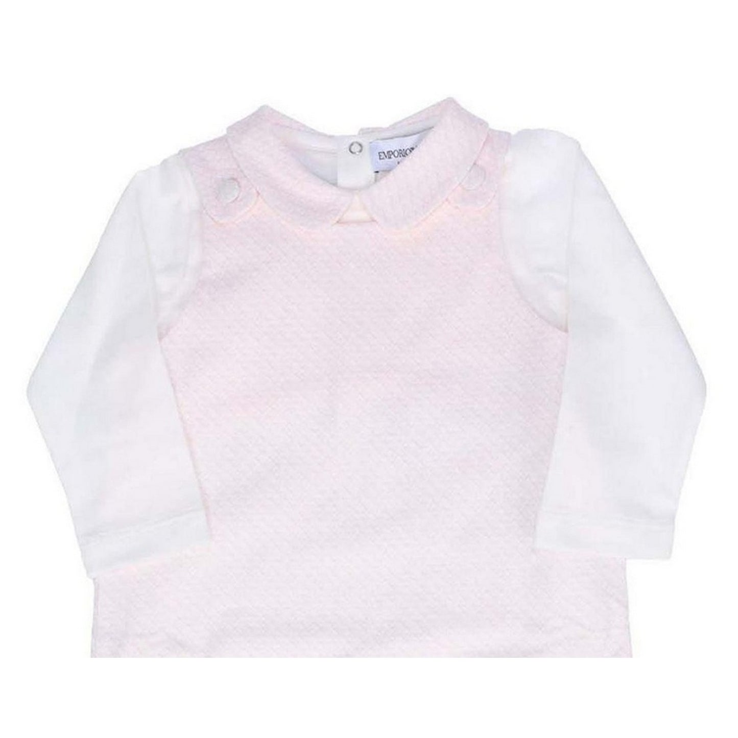 Pink - Lifestyle - Emporio Armani Girls Cotton Babysuit