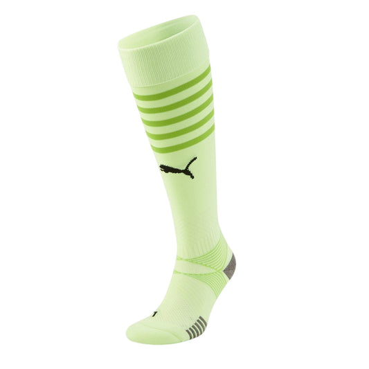 Lime - Front - Puma Mens TeamFinal Football Socks