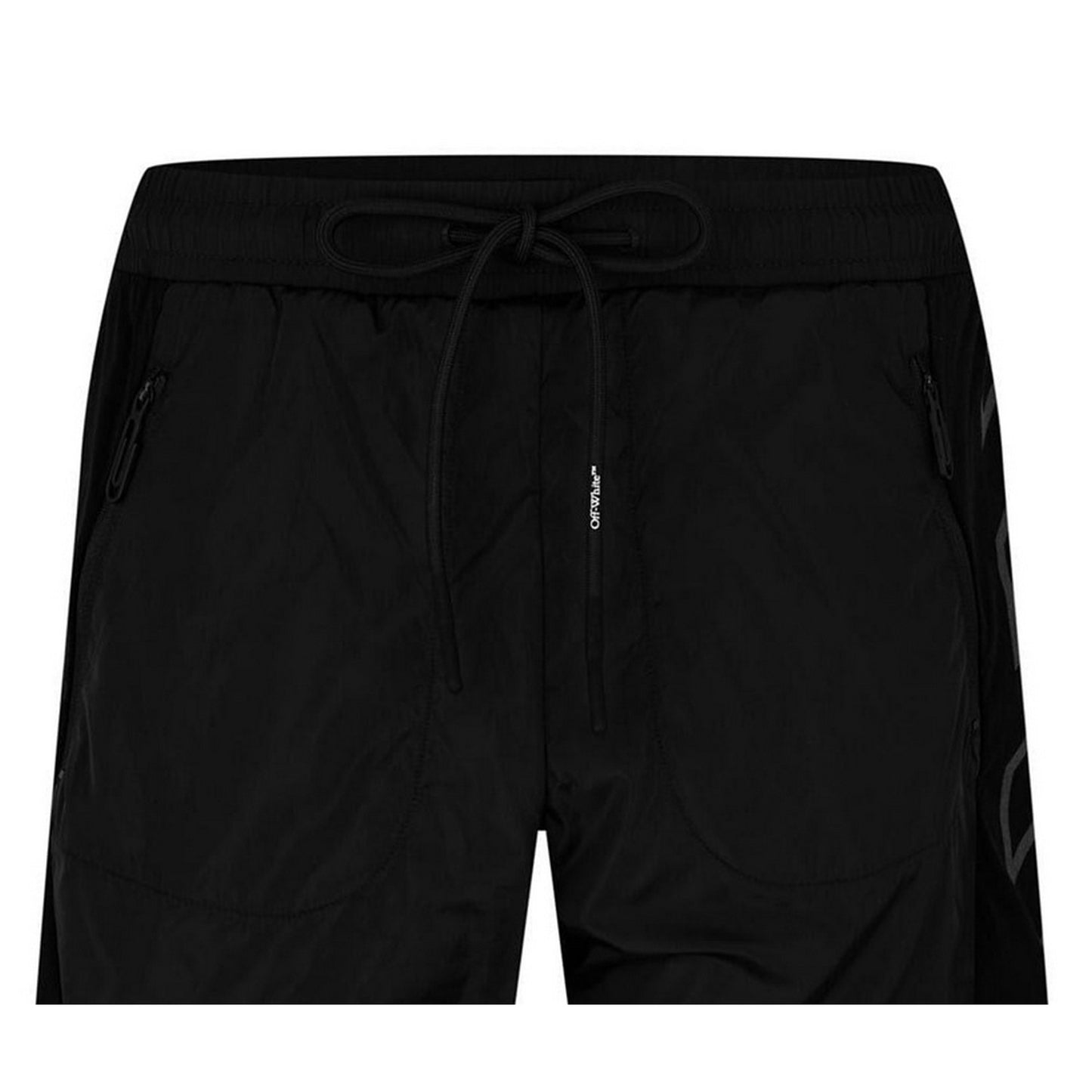Black - Side - Off White Mens Diag Arrow Shorts